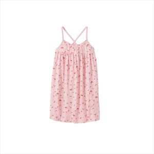 Hanna Andersson Girls Soft Knit Dress in Happy Pink - Size 6-7